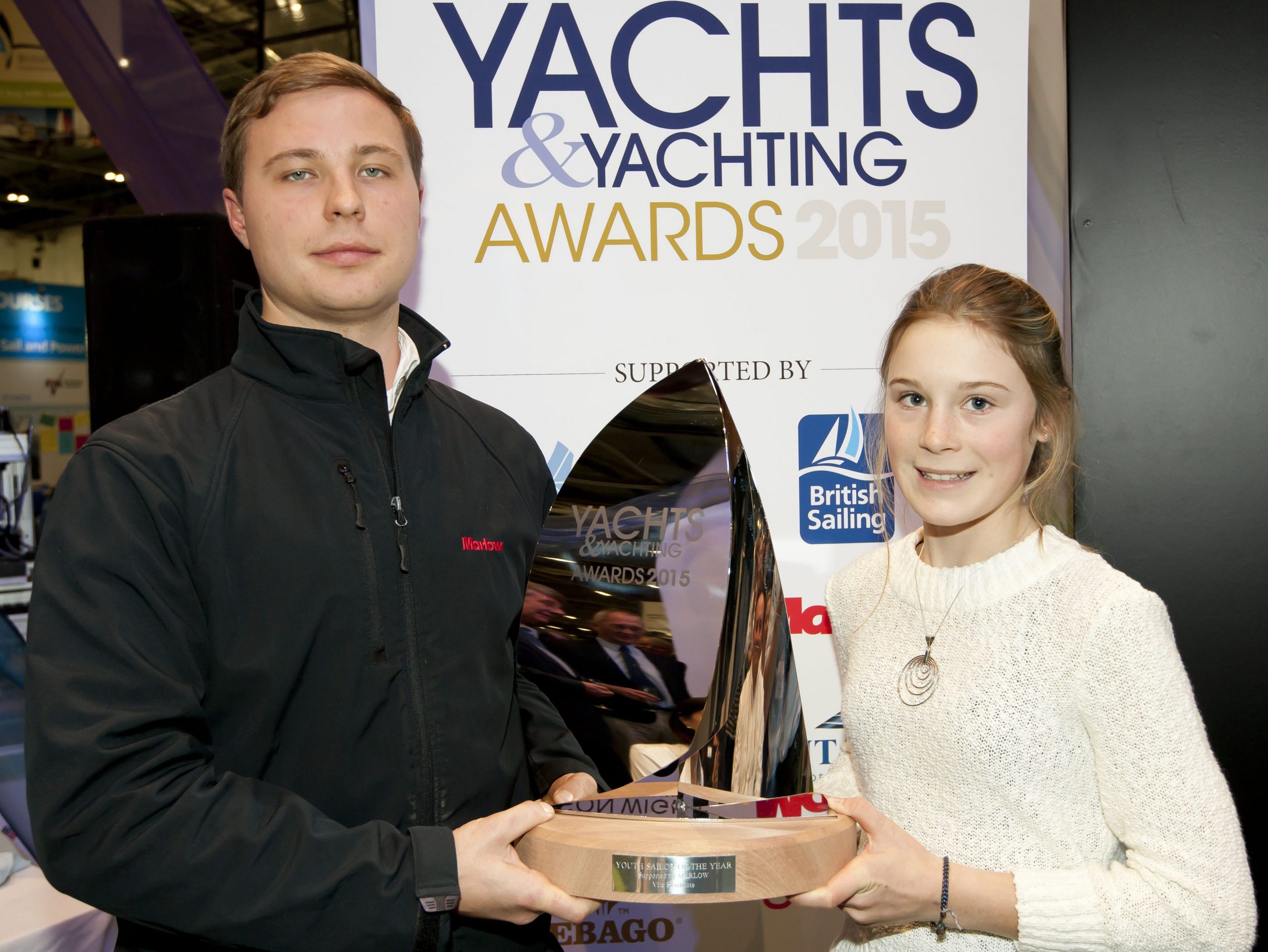 Team GB's Vita Heathcote receiving an award in 2015.