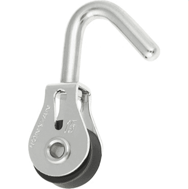 15mm Single Block, Swivel Hook Head