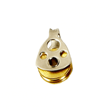 18mm Single Block Brass Sheave