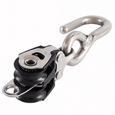 20mm Dynamic Double Block with Becket and Hook