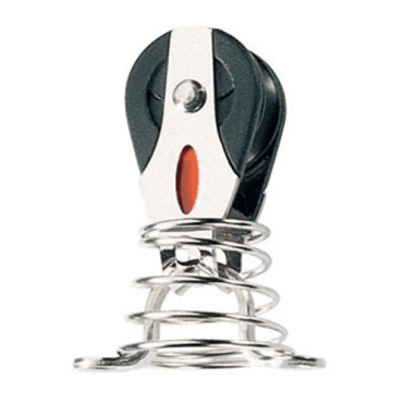 20mm Single Block with Deck Eye & Spring