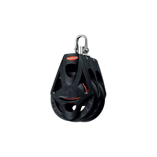 55mm Orbit Double Block & Becket With Swivel