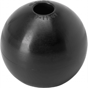 Allen Ball Rope Stoppers, For 4mm Line, Black