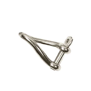 Bar Shackle Twisted L30mm W9mm Dia 4mm