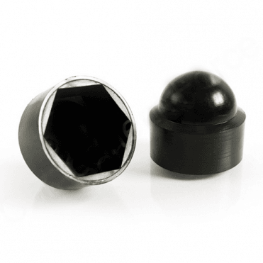 Black Nut Cover (Pair)