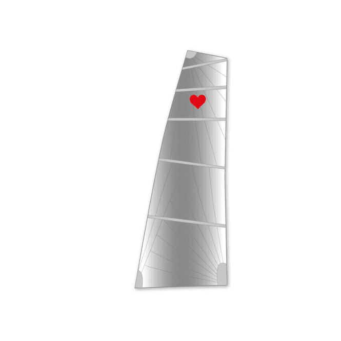 Cherub Laminate Radial Mainsail