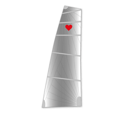 Cherub Laminate Radial Mainsail