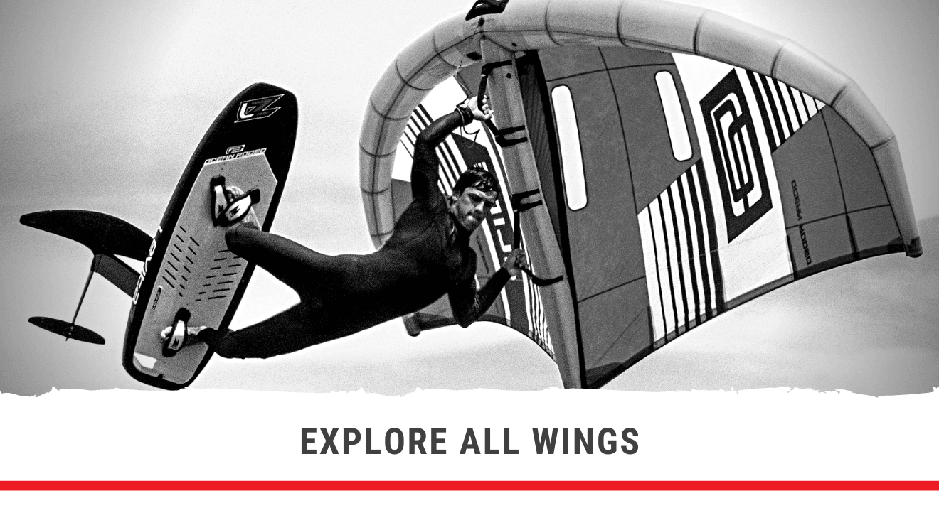 Explore all wingfoil wings from Ocean Rodeo + Slingshot