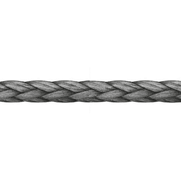 D-Pro 12 Strand Dyneema 5mm Black