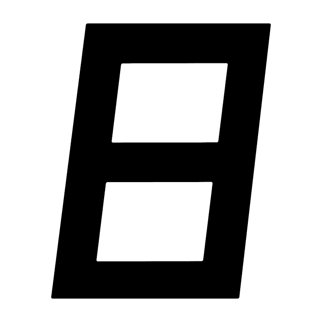 Digital 8 Sail Number - Singles