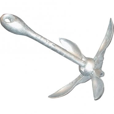 Folding Grapnel Anchor - Galvanised 8kg