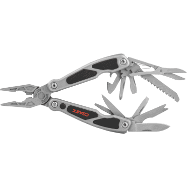 Full Size LED Pliers/ Multi Tool With 1 LED & Pouch - Silver