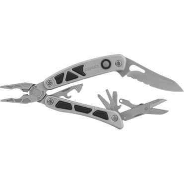 Full Size LED Pliers/ Multi Tool With 2 LED & Pouch - Silver