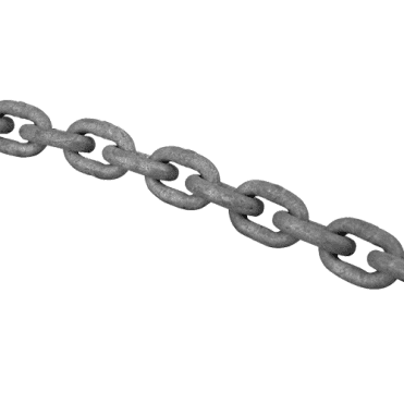 Galvanised Calibrated Chain  8mm