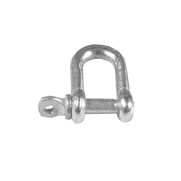 Galvanised D Shackles 5mm Pin Size
