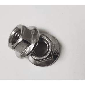 Apex M10 Flanged Nuts (Pack of 2)