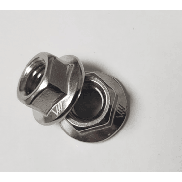 M8 Flanged Nuts (Pack of 2)