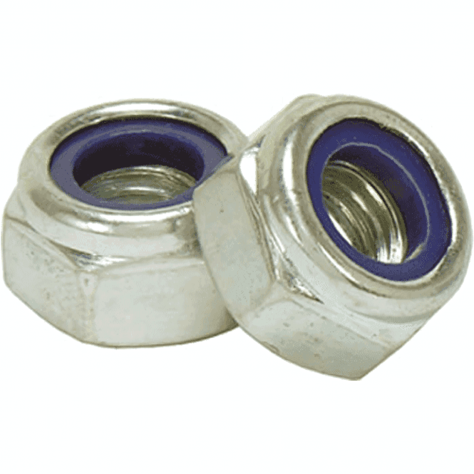 M8 Nylock Nuts (Pack of 4)