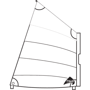 Optimist Sleeve Pocket Sail White