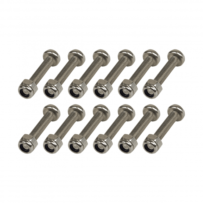 Optiparts Optimist Rudder Bolts (Pack of 12)
