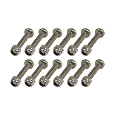Optiparts Optimist Rudder Bolts (Pack of 12)