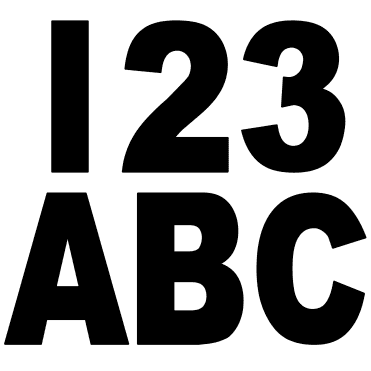 P&B Sail Number 455mm