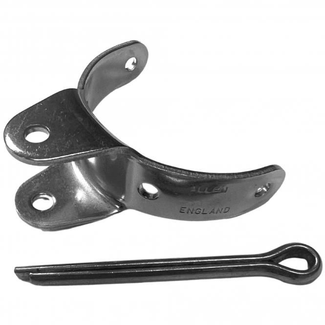 Round mast part and cotter pin