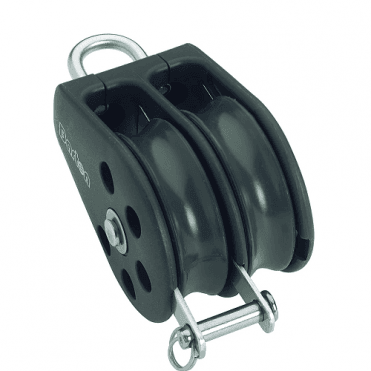 Size 1 Plain Double Block - Fixed Eye & Becket