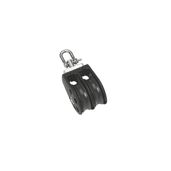 Size 1 Plain Double Block with Swivel