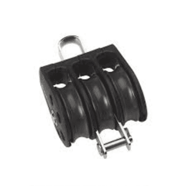 Size 3 Plain Triple Block - Reverse Shackle & Becket