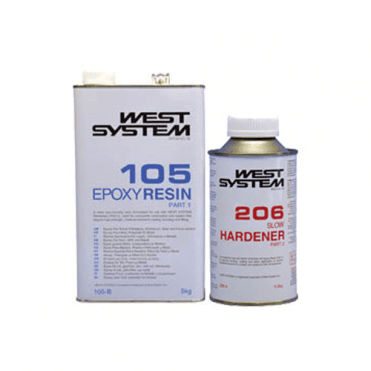 West System 105/206A 1.2kg Slow Hardner