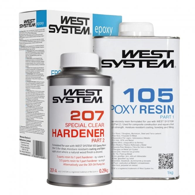 West System 105/207 1.2kg Special Clear Hardner